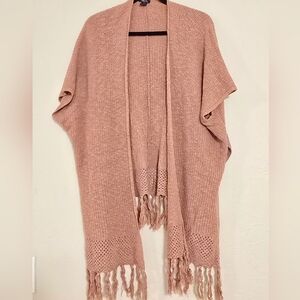 Rue21 Knit Tassle Cardigan Sweater Cozy Size Small Oversized